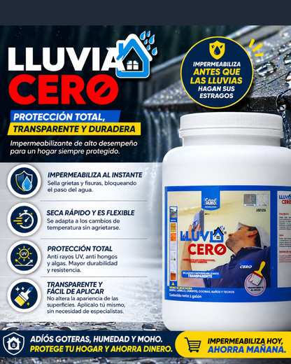 Lluvia Cero 2X1. Presentacion 1lt.