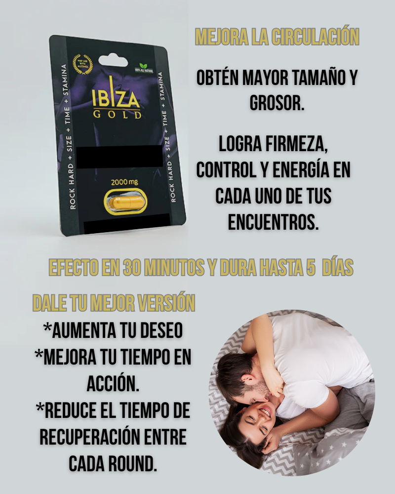 Ibiza Gold - Potencia y confianza masculina