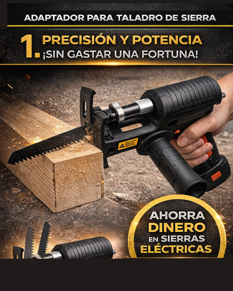 Adaptador de sierra para taladro