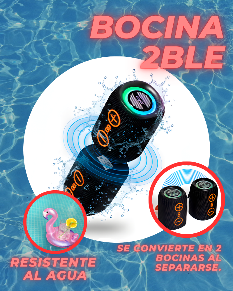 Bocina Bluetooth Doble