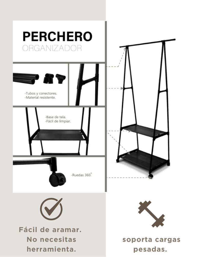 Organizador Perchero Triangular