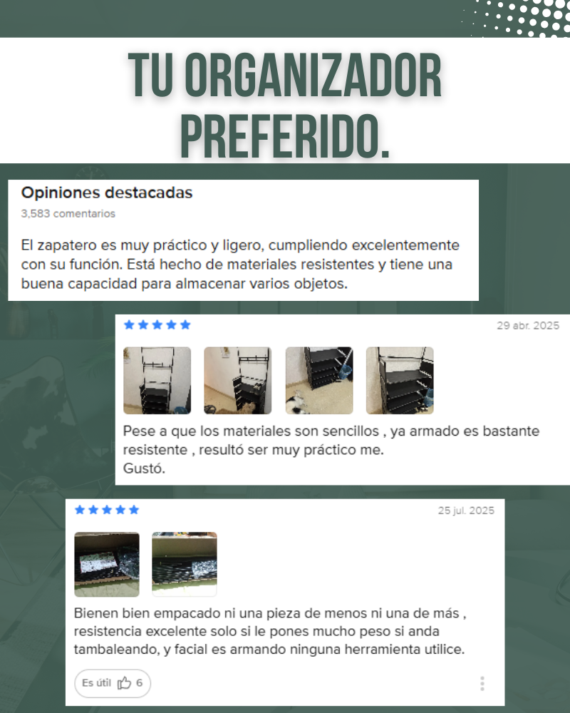 Organizador Perchero Zapatero