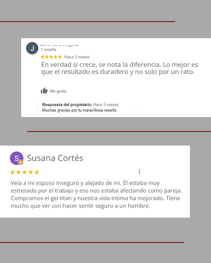 Gel - Para potenciar tu confianza.