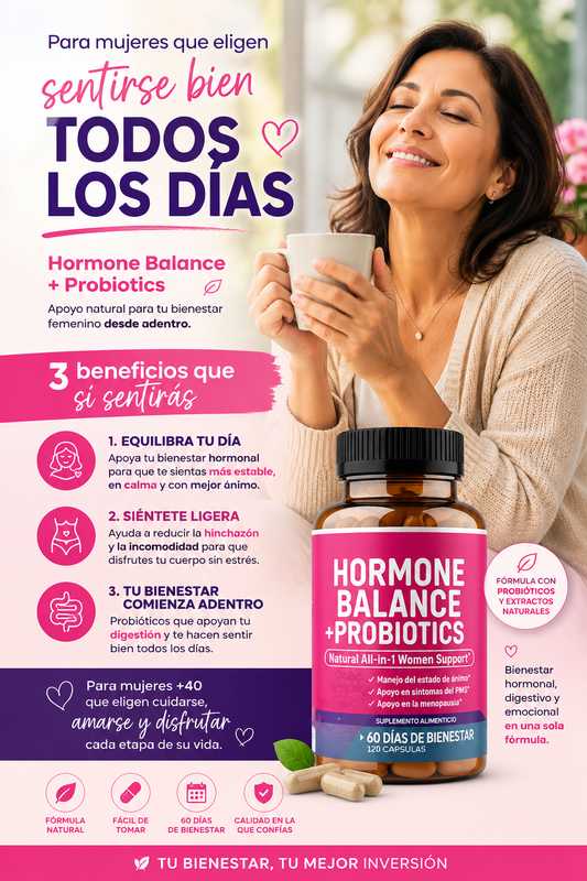 Hormone Balance + Probiotics | Bienestar Femenino Integral