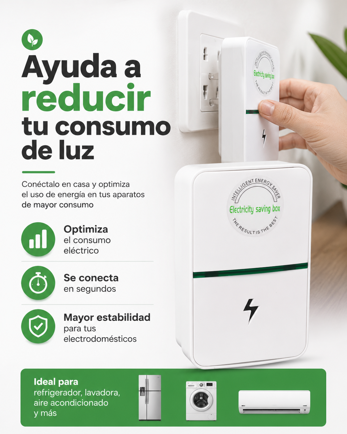 Ahorrador de Energía Eléctrica.