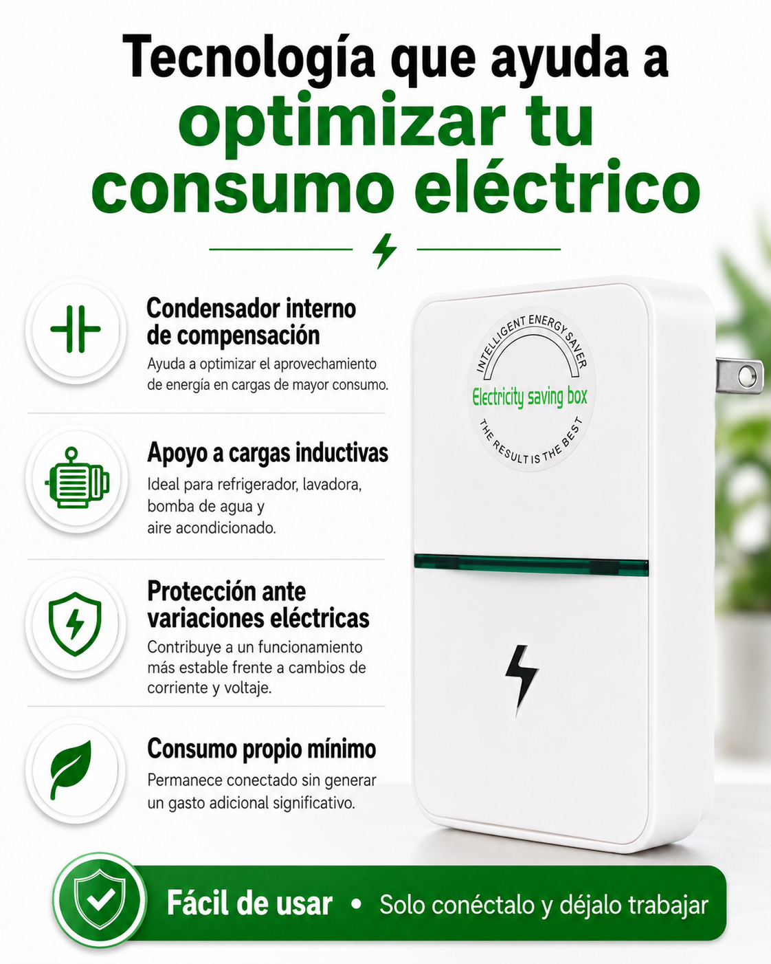 Ahorrador de Energía Eléctrica.