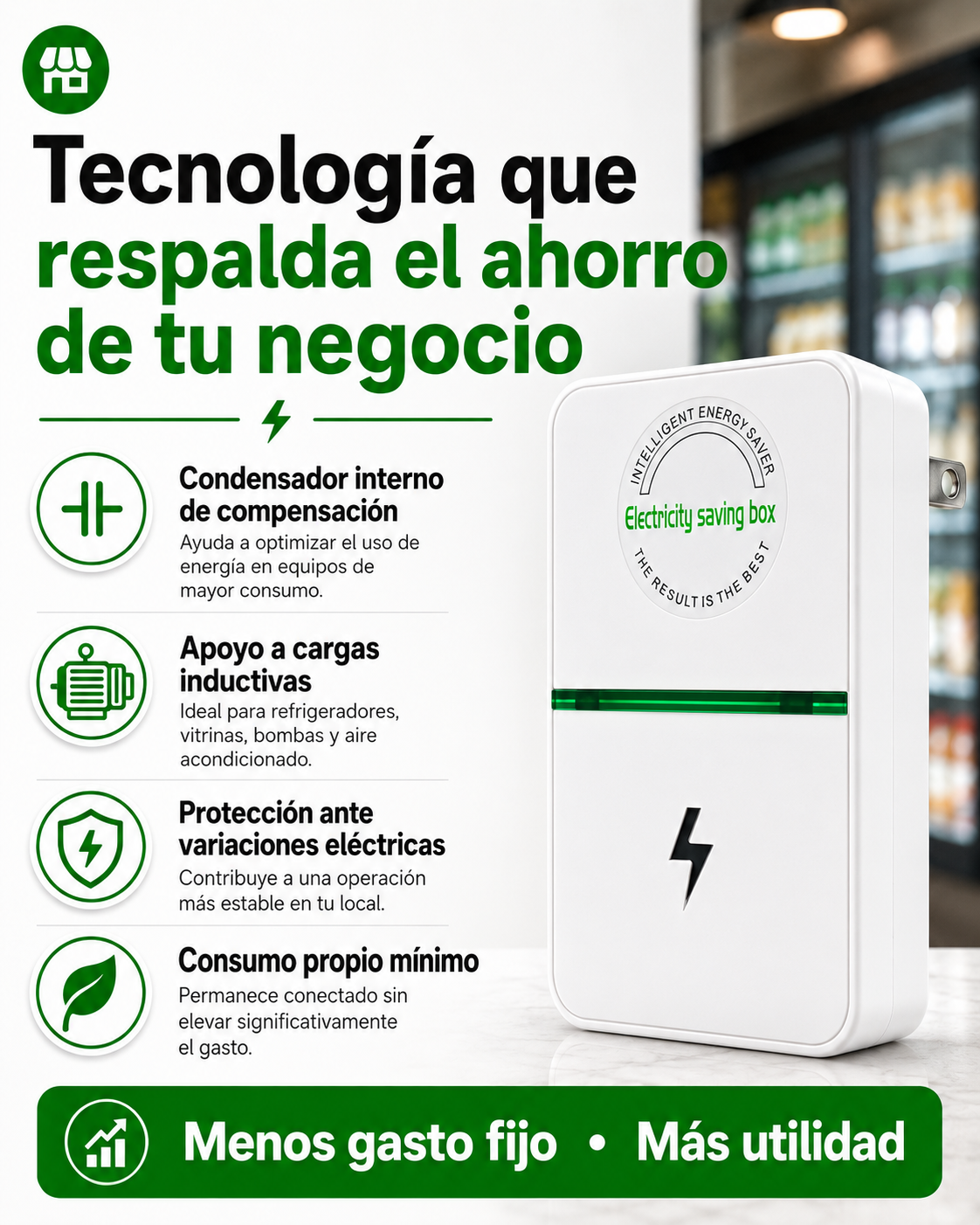 Ahorrador de Energía Eléctrica.