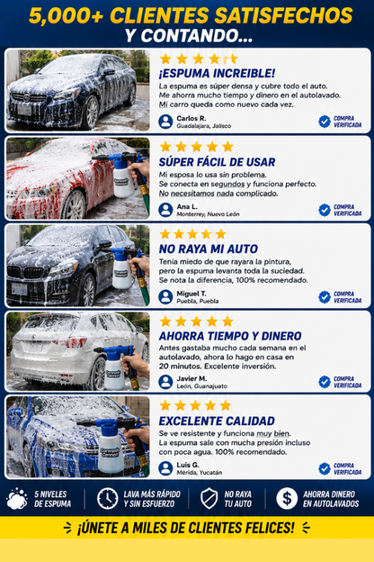 Carwash Cannon - 5 en 1
