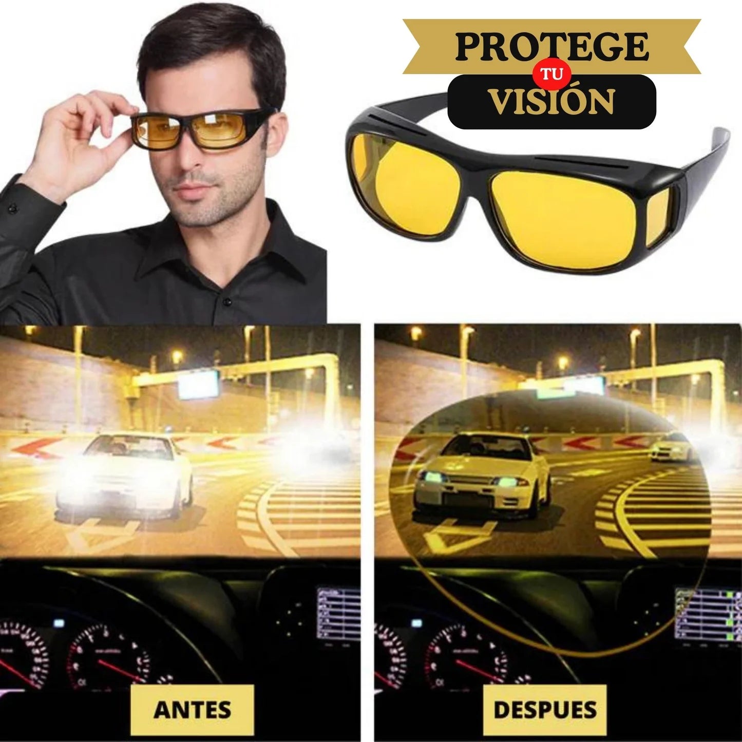 Gafas HD para conducir.