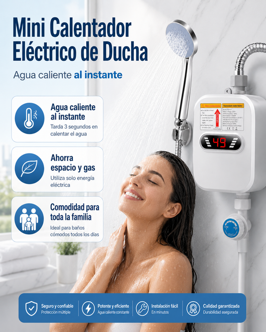 Mini Calentador Eléctrico de Ducha